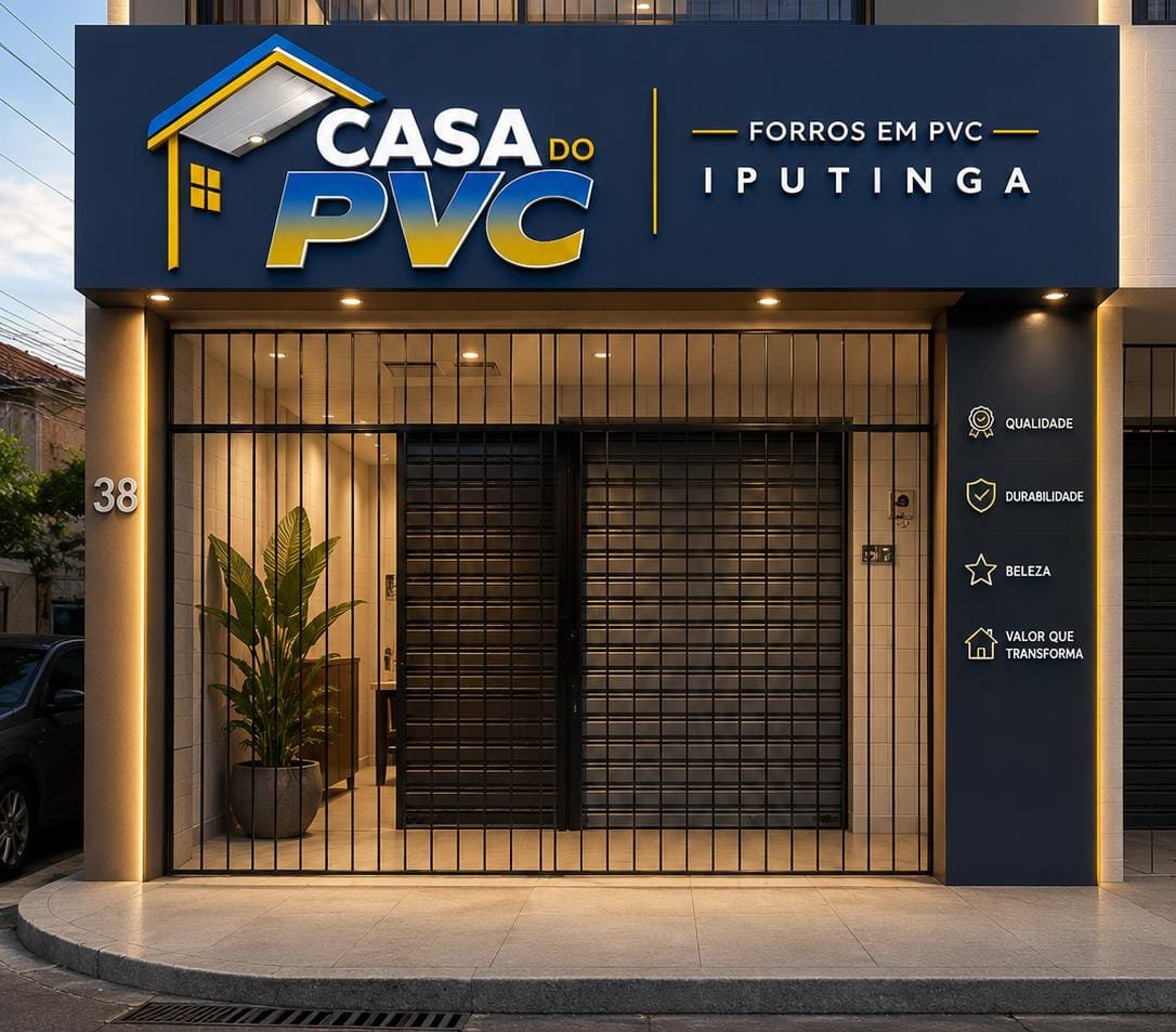 Fachada real da Casa do PVC Iputinga